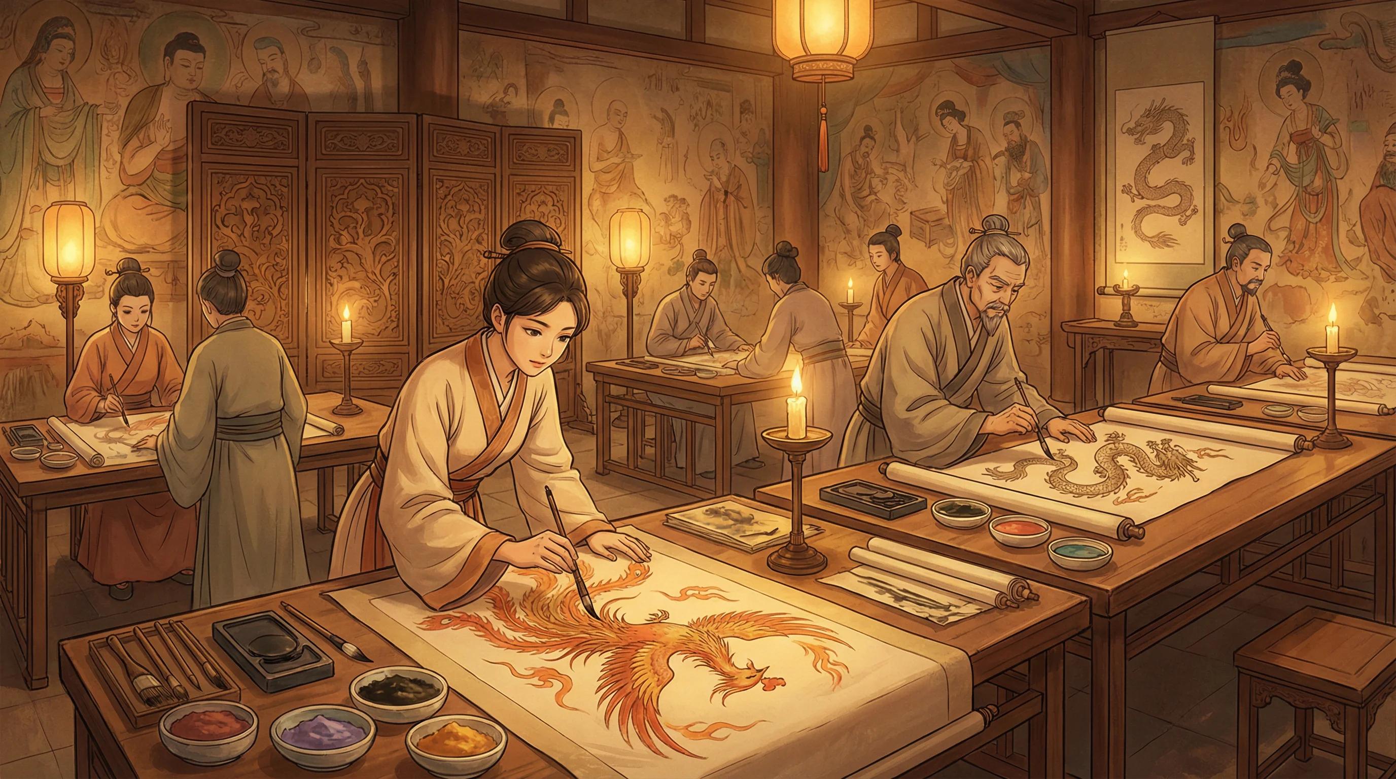 画师入驻 - 火线追凶2爱本无罪 国风动漫画师